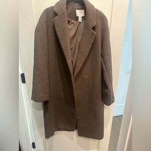 H&M Taupe Wool Blend Jacket